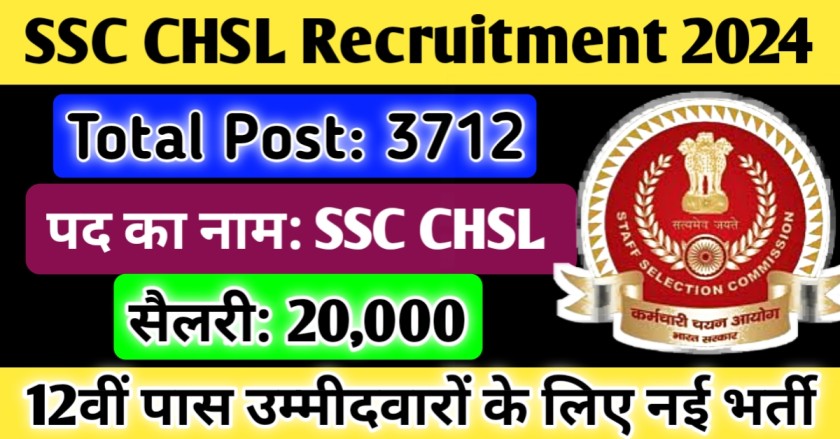 SSC CHSL Recruitment 2024