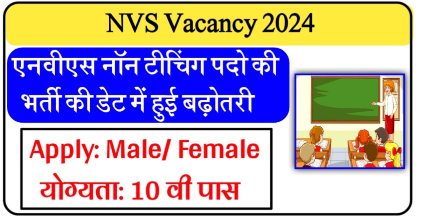 NVS Vacancy 2024