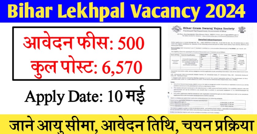 Bihar Lekhpal Vacancy 2024