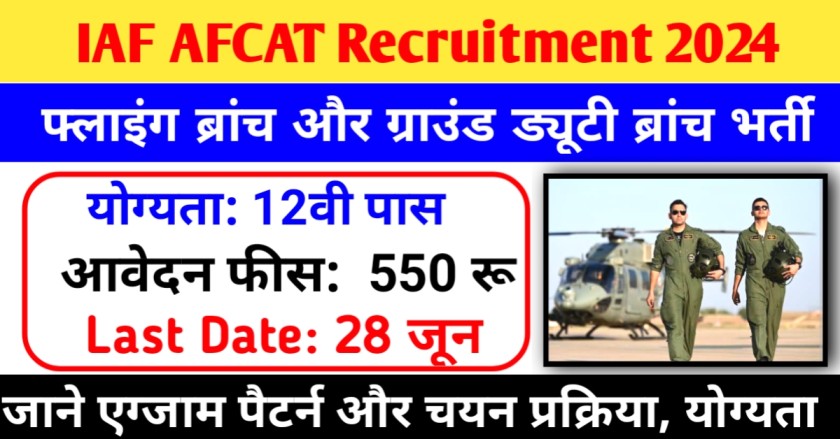 IAF AFCAT 2 Recruitment 2024